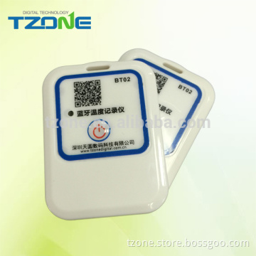 Wireless logistics thermometer with temperature data logger